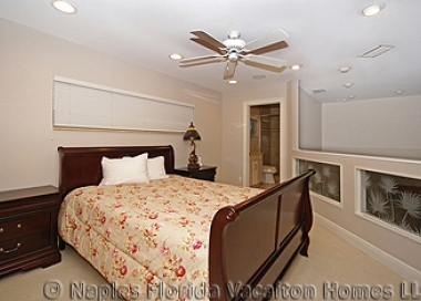Naples Florida Vacation Homes | Sorrento Home: Second-story Loft Bedroom