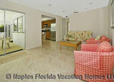 Naples Florida Vacation Homes | Monte Carlo Home: Family Room / Den