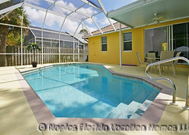 Naples Florida Vacaction Homes Tuscan Vacation Home Pool to Back of House
