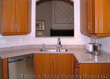 Naples Florida Vacation Homes | Sorrento Home: Kitchen and Pass-through to Great Room