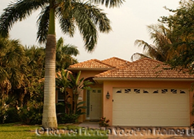 Naples Florida Vacation Homes | Neapolitan Home: Exterior At Sunset